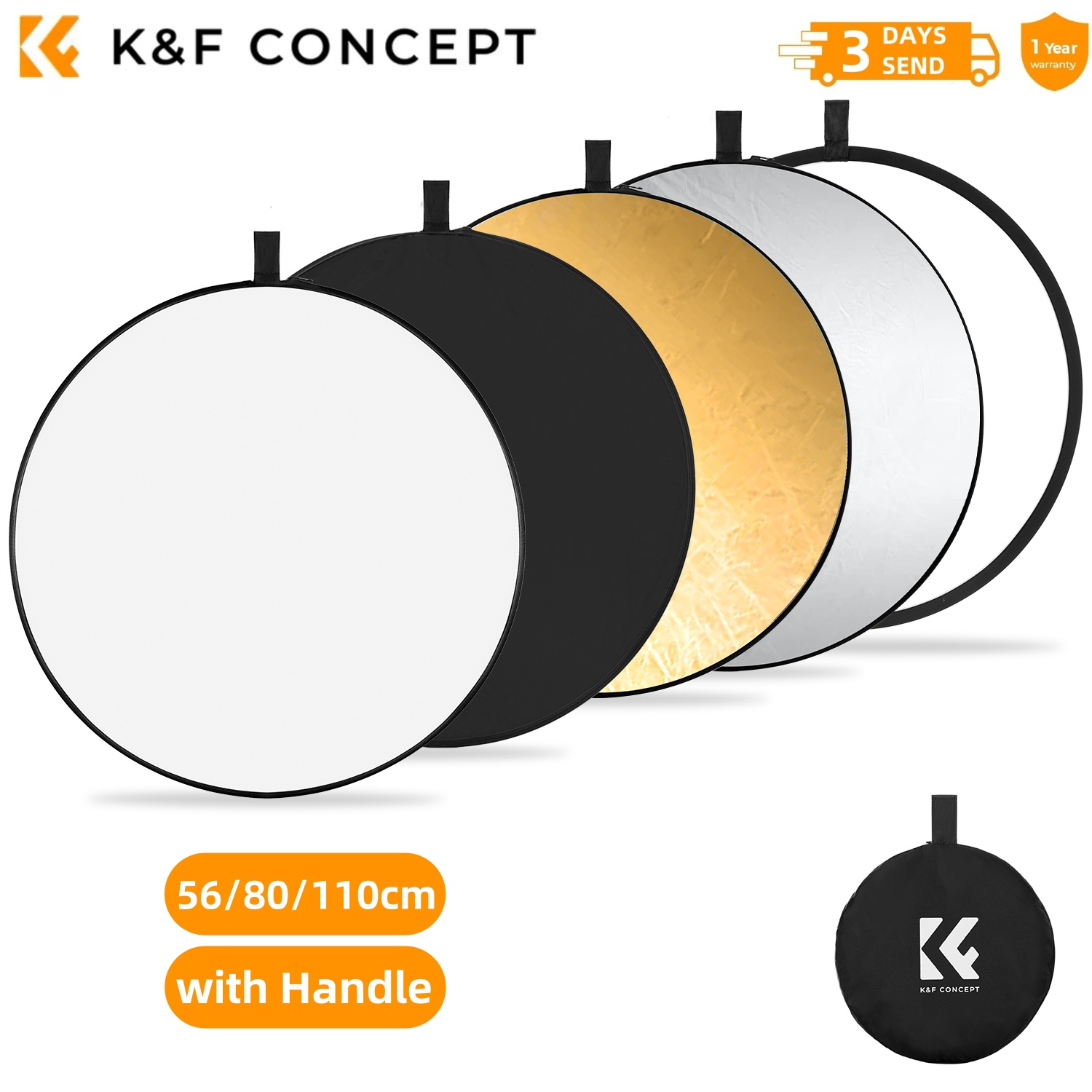 Photography Lighting Handheld - K&F CONCEPT 56/80/110cm 5-in-1 사진 촬영용
