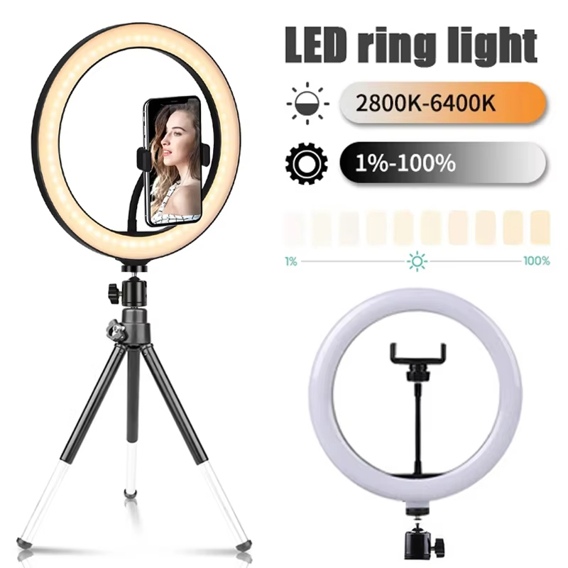 Photography Lighting Tool - 10인치 셀카 링 라이트 사진 촬영