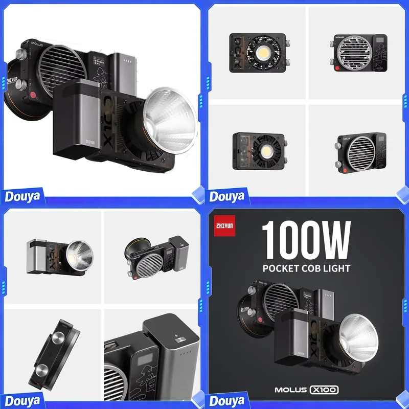 Photography Lighting Handheld - 지윤 몰루스 X100 100W COB LED