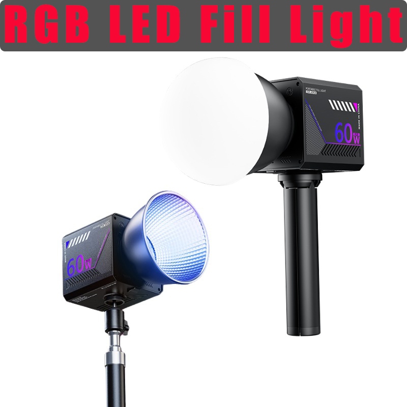 Photography Lighting Handheld - 60W RGB 비디오 라이트 휴대용 LED