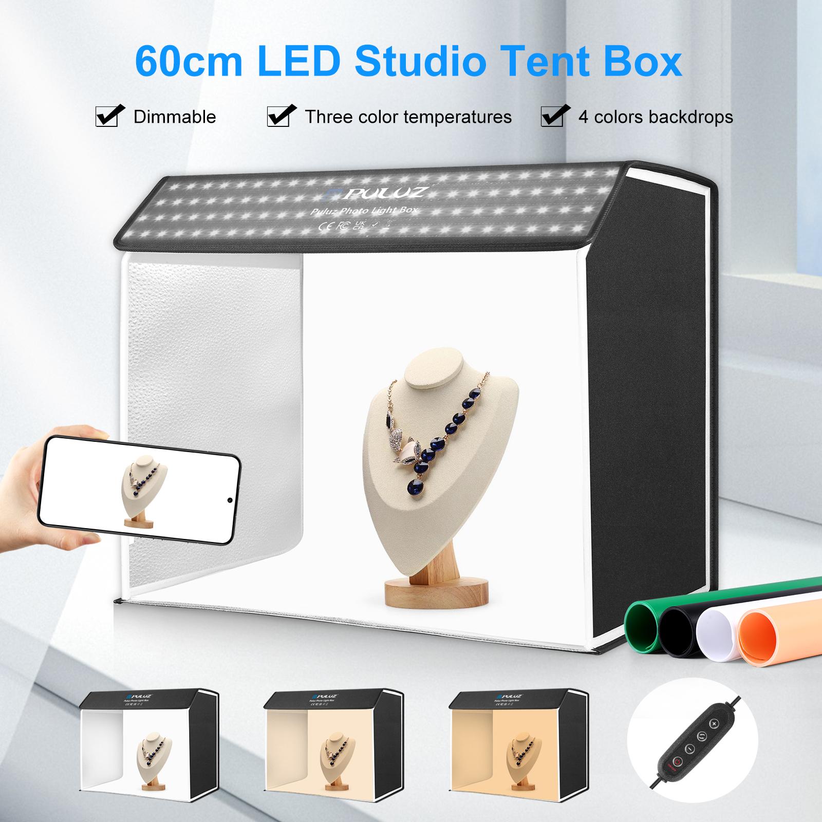PULUZ 60x40cm 사진 스튜디오 라이트 박스 휴 - Photography Lighting And Backdrop Kits 리뷰 및 가격