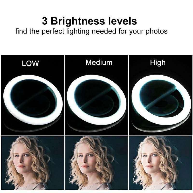 LED 셀카 링 라이트, USB 충전 필 라이트, 셀카 - Photography Lighting Tool 리뷰 및 가격