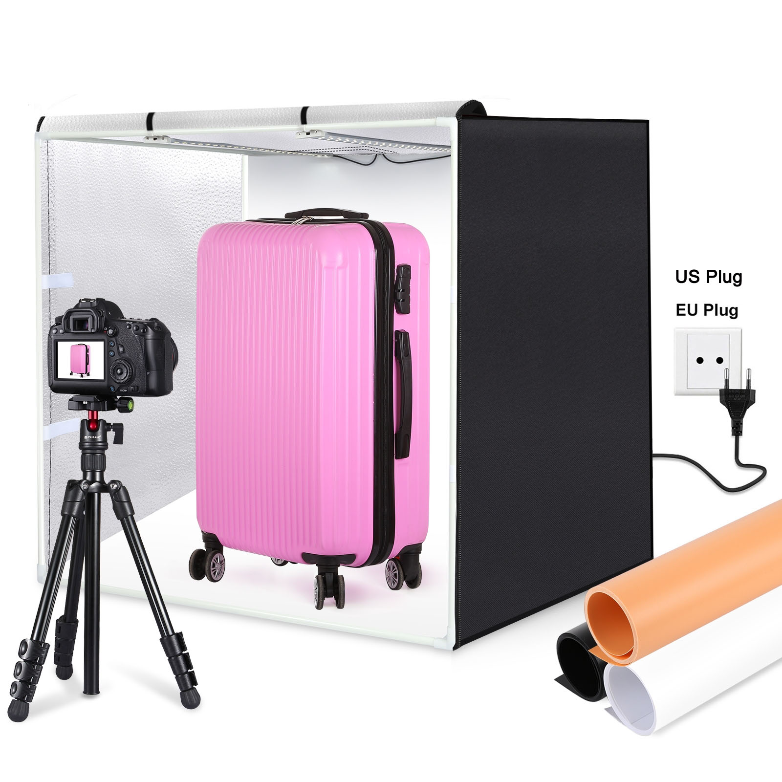 PULUZ 80cm 접이식 휴대용 72W 9050LM  - Photography Lighting And Backdrop Kits 리뷰 및 가격