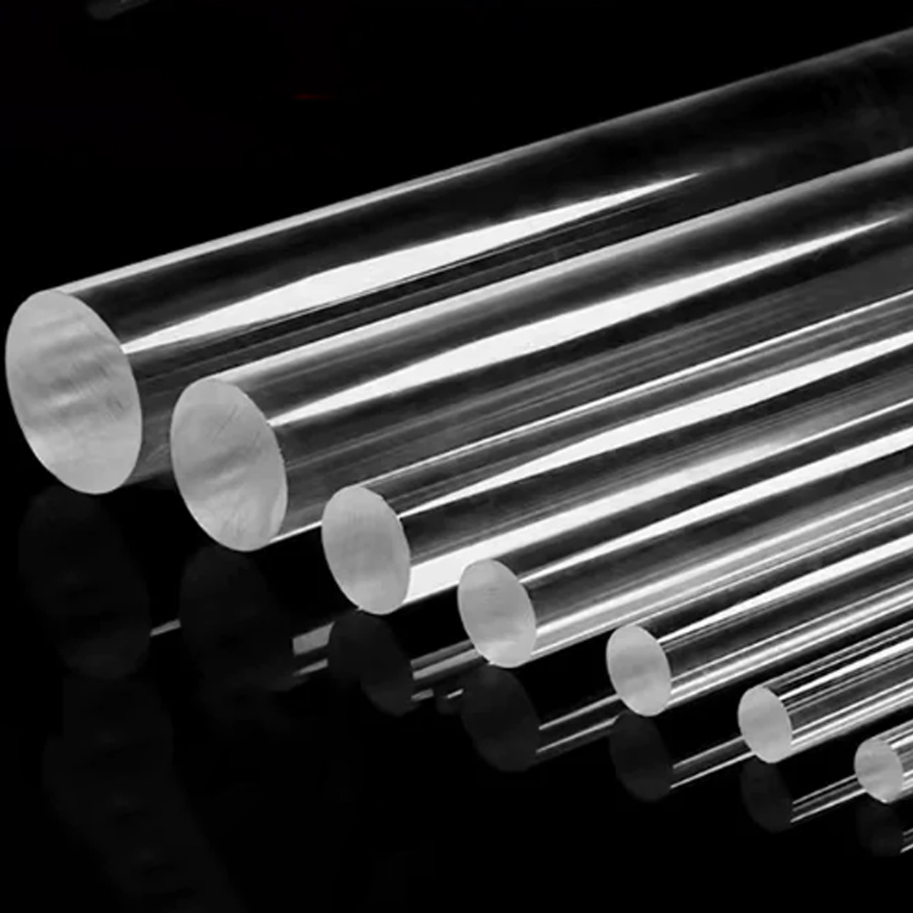 길이 500mm 투명한 고체 라이트 가이드 원형 막대  - Photography Lighting Guides 리뷰 및 가격