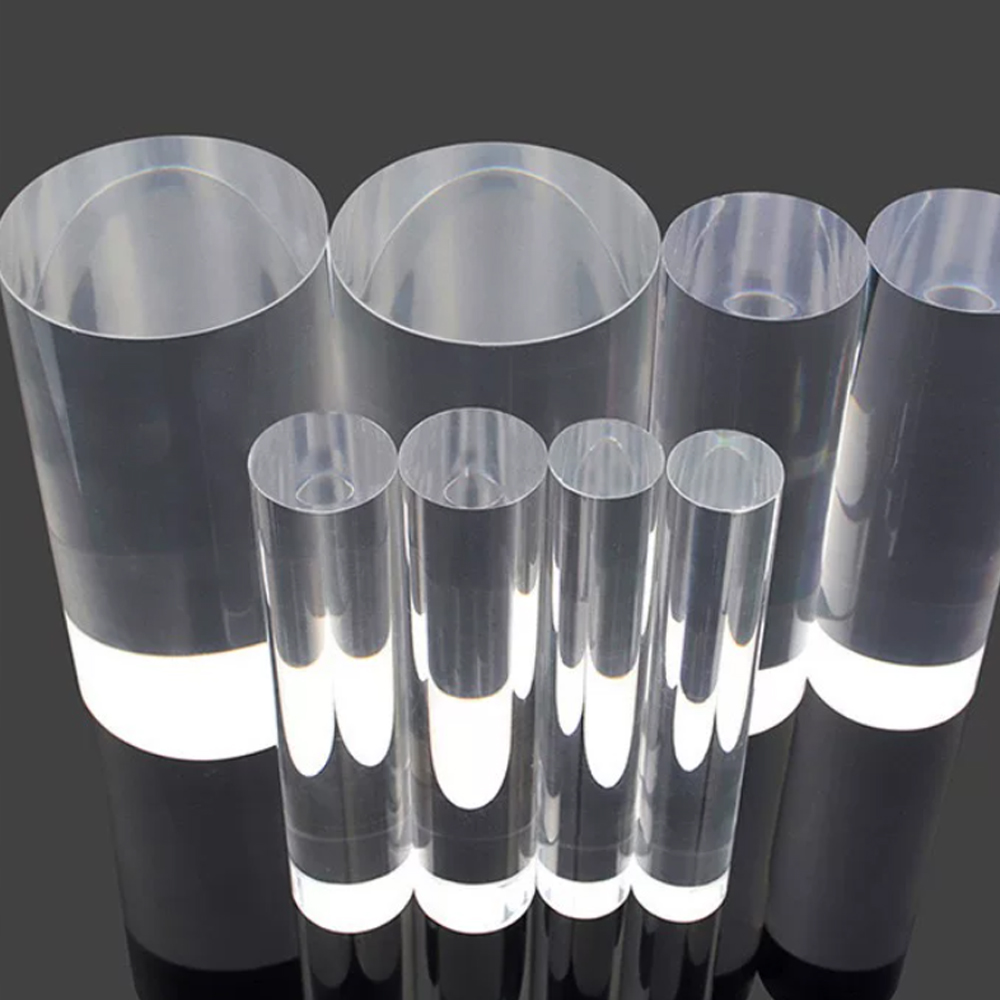길이 500mm 투명한 고체 라이트 가이드 원형 막대  - Photography Lighting Guides 리뷰 및 가격