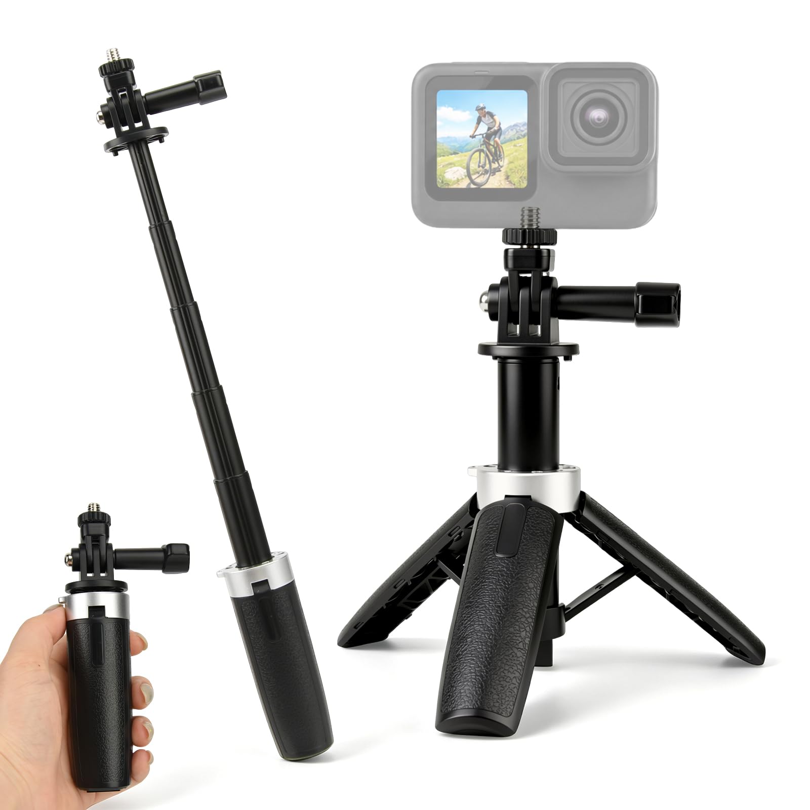 미니 확장형 삼각대, 접이식 삼각대, 휴대용 모노포드. - Gopro Action Camera Hero 11 Black 리뷰 및 가격