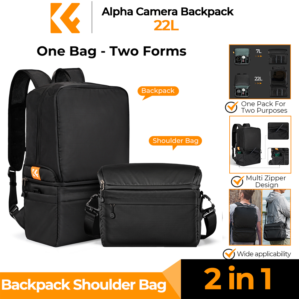 K&F CONCEPT 22L 카메라 백팩 2 in 1  - Photography Lighting Equipment Bags 리뷰 및 가격