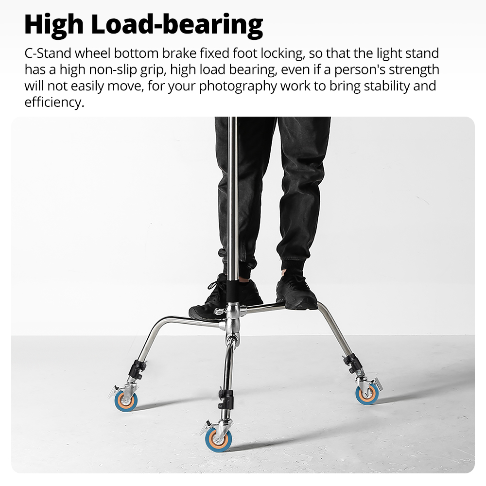 AMBITFUL 3Pcs C-스탠드 회전 캐스터 금속  - Photography Lighting Setup 리뷰 및 가격