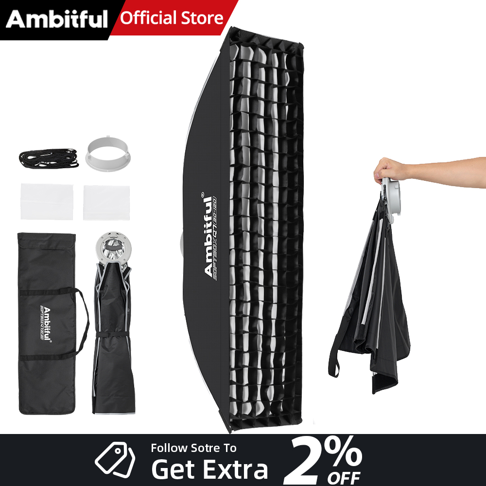 AMBITFUL Q7-II 30*120cm 보웬스 마운 - Photography Lighting Setup 리뷰 및 가격