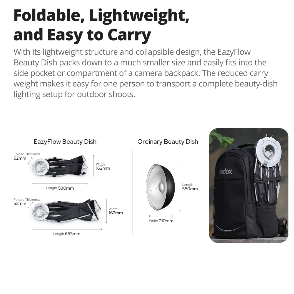 새로운 고독스 이지플로우 뷰티디쉬 65/85cm 퀵오픈 - Photography Lighting For Products 리뷰 및 가격