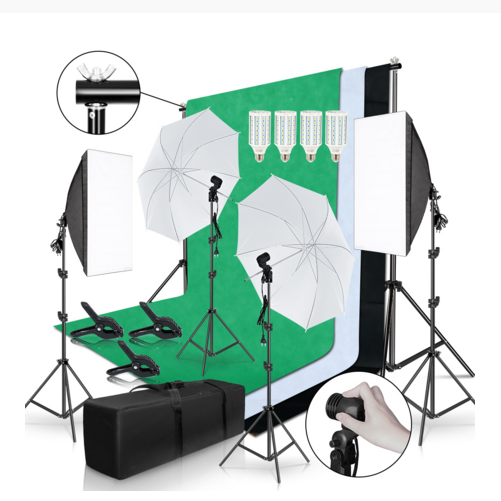 골드셀러 풀세트 사진 촬영 키트 포토 스튜디오 소프트박 - Photography Lighting And Backdrop Kits 리뷰 및 가격
