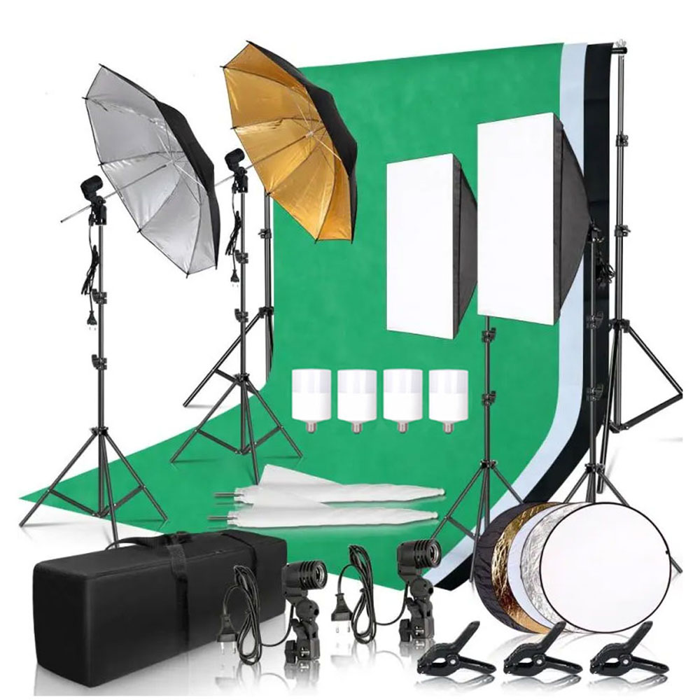 사진 촬영 스튜디오 소프트박스 조명 키트 (2.6x3M - Photography Lighting Setup 리뷰 및 가격
