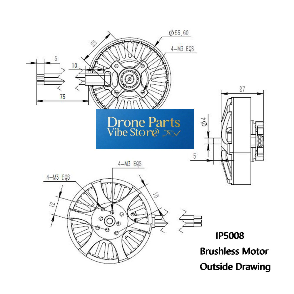 DParts1IP5008 KV370 멀티 로터 드론용  - Photography Lighting Material 리뷰 및 가격