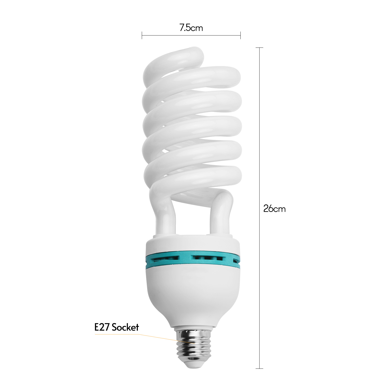 Andoer 나선형 형광 전구, 135W 5500K 일 - Photography Lighting Tool 리뷰 및 가격